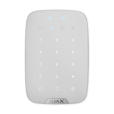 KEYPADPLUS-W - AJAX - Clavier numérique avec lecteur RFID - Blanc