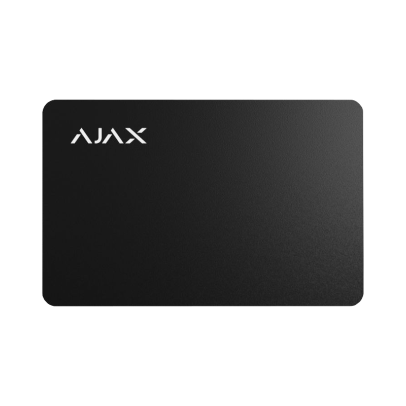 PASS-B-PACK100 - AJAX - Pack 100 cartes RFID protégées - Noir