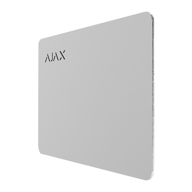 PASS-W-PACK100 - AJAX - Pack 100 cartes RFID protégées - Blanc