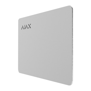 PASS-W-PACK10 - AJAX - Pack 10 cartes RFID protégées - Blanc