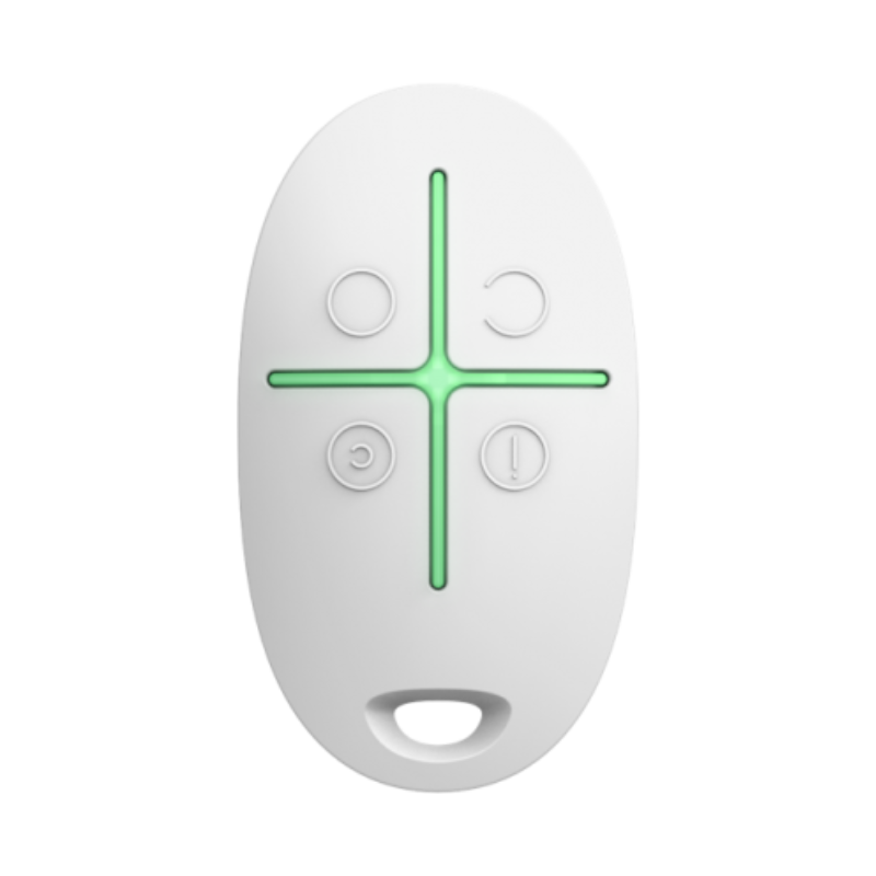 SPACECONTROL-W - AJAX - Télécommande 4 boutons sans fil - Blanc