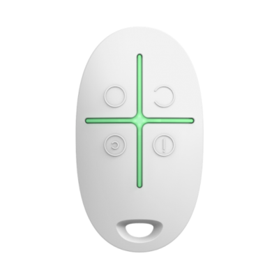 SPACECONTROL-W - AJAX - Télécommande 4 boutons sans fil - Blanc