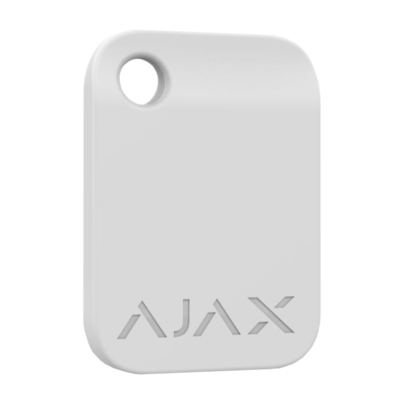 TAG-W-PACK100 - AJAX - Pack 100 porte clés RFID cryptés - Blanc