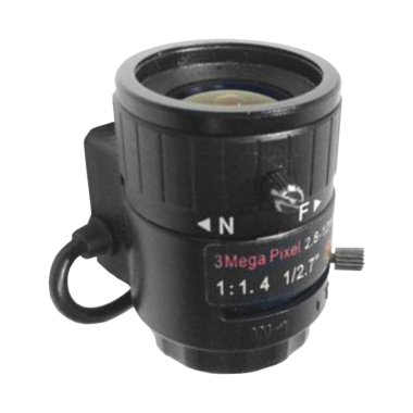 OPT-127F2712D01-IR3MP - DAHUA - Objectif pour caméra Box - 3MP - 2.7-12mm