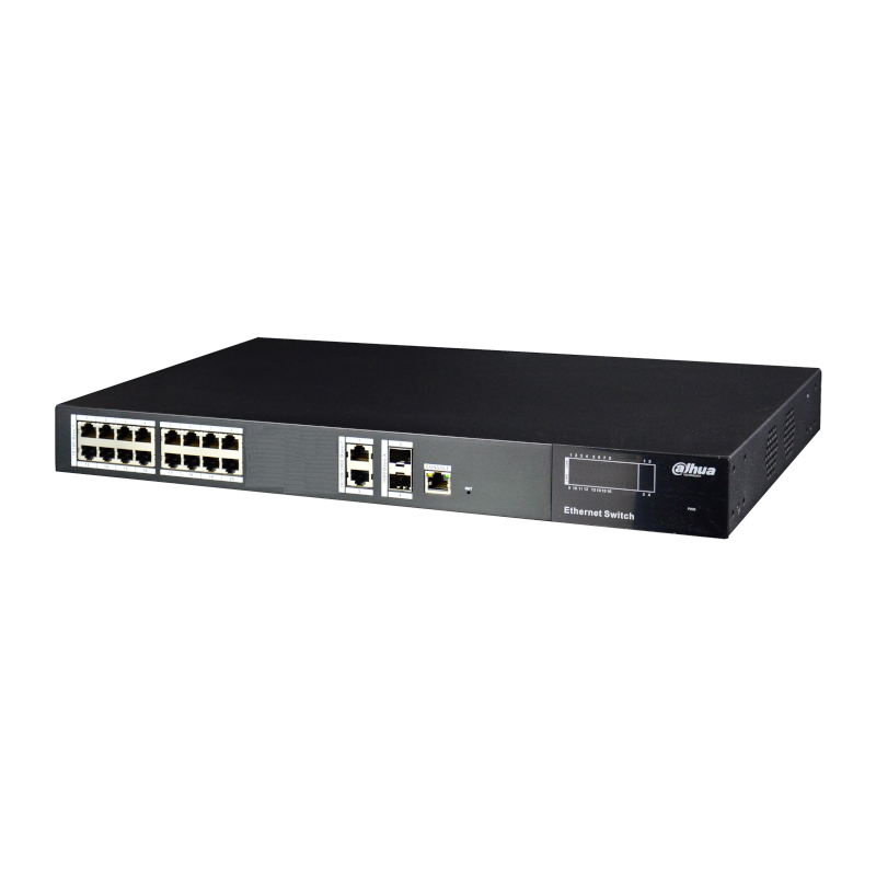 PFS4220-16P-250 - DAHUA - Switch réseau - 16 Ports RJ45 10/100M PoE