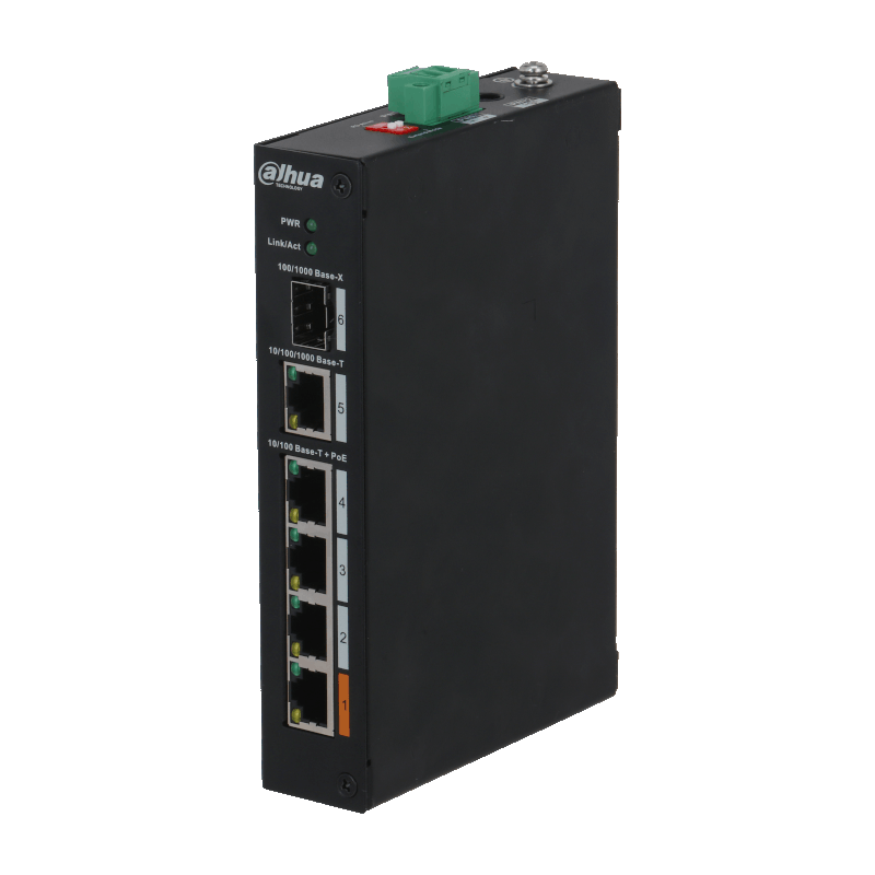 PFS3106-4ET-60 - DAHUA - Switch réseau - 4 Ports RJ45 10/100M PoE