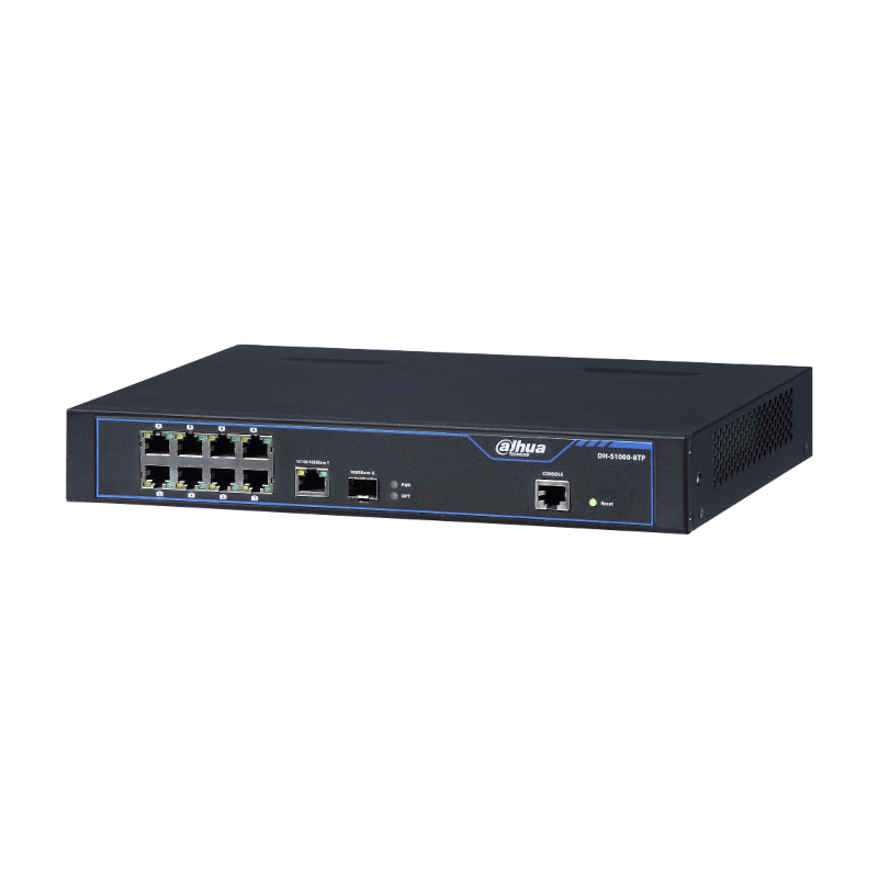 S1000-8TP - DAHUA - Switch réseau - 8 Ports RJ45 10/100M Poe