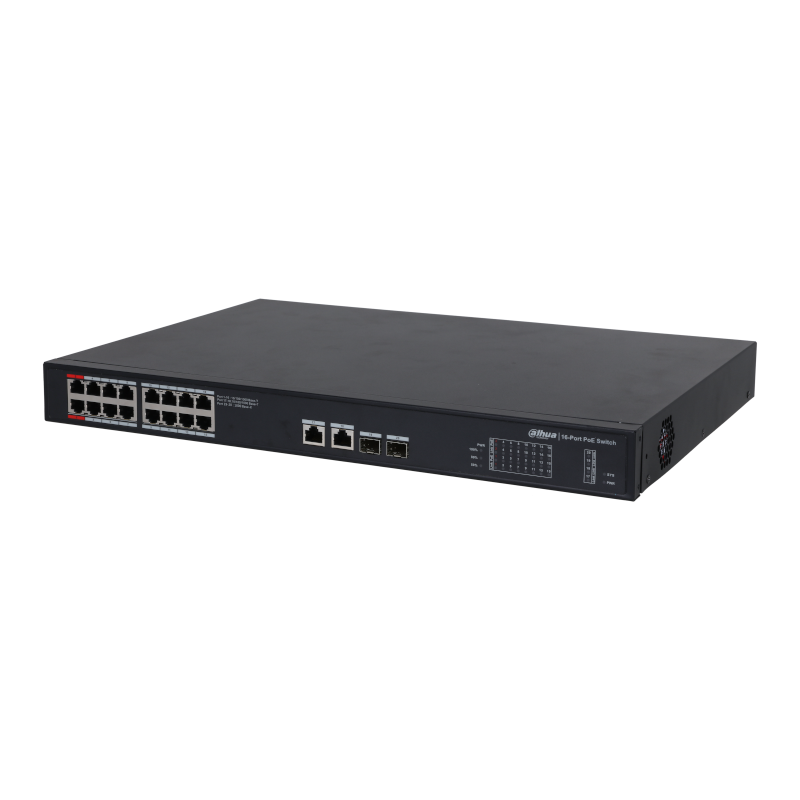 PFS3220-16GT-190 - DAHUA - Switch réseau - 16 Ports RJ45 10/100/1000M PoE