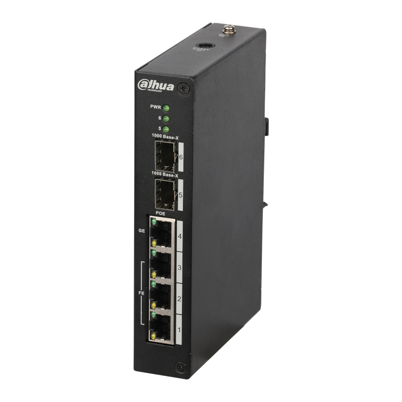 PFS4206-4P-96 - DAHUA - Switch réseau - 4 Ports RJ45 10/100 PoE