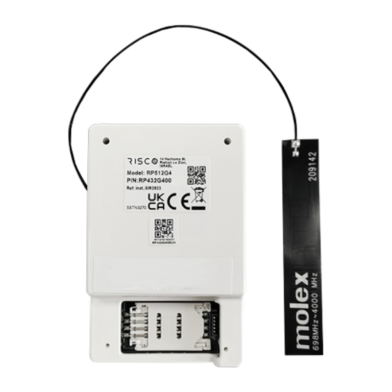 RP432G400EUA - RISCO - Module Plug-in comm. GSM/GPRS 4G - LightSYS Plus