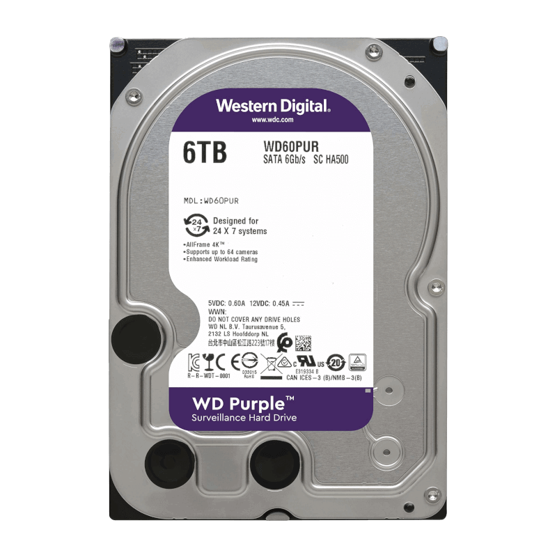 WESTERN DIGITAL - WD-PUR-6TO - Disque dur 6To Purple