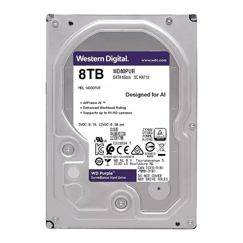 WESTERN DIGITAL - WD-PUR-8TO - Disque dur 8To Purple